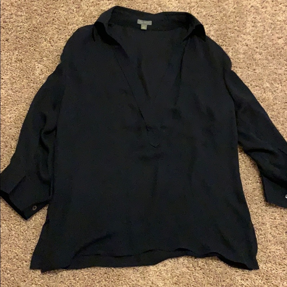 Navy blue Ann Taylor blouse
